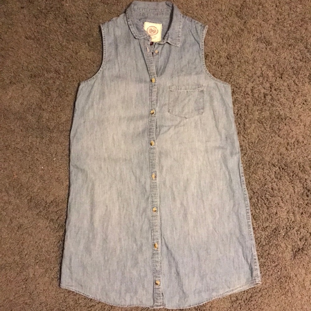 Woman’s shirt dress